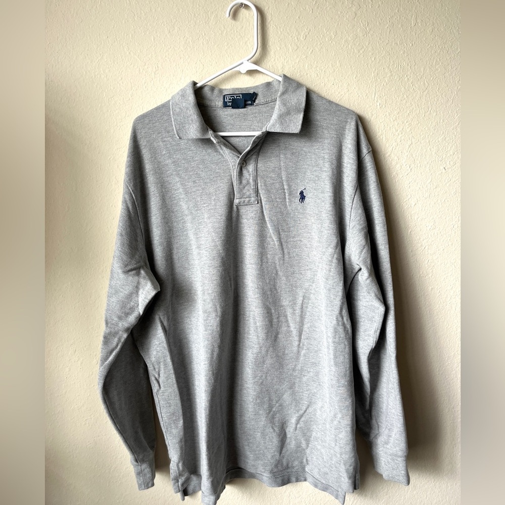 Polo by Ralph Lauren Gray Men's Shirt